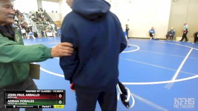 115 Boys Champ. Round 1 - John-Paul Arballo, Eastlake vs Adrian Morales, Mater Dei Catholic