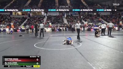 49 lbs Semifinal - Dayton Hoag, South Central Punishers vs Eli Sullivan, Wichita Blue Knights