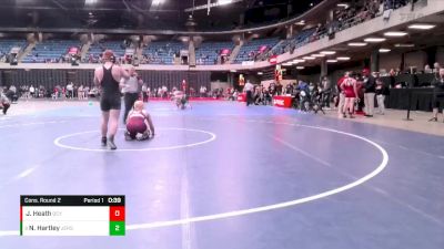 150 lbs Cons. Round 2 - Nicholas Hartley, Jersey vs Josh Heath, Unity