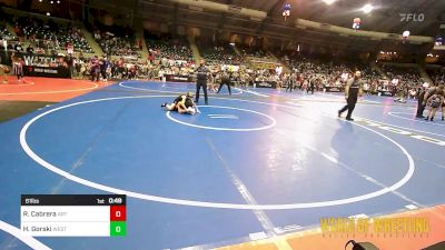 61 lbs Consi Of 16 #2 - Rodolfo Jose Cabrera, Art In Motion Wrestling vs Henry Gorski, Westshore Wrestling Club