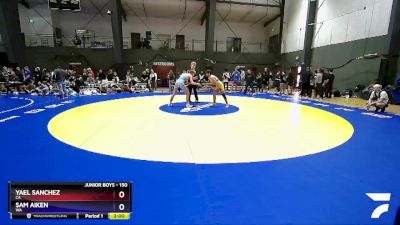 150 lbs Champ. Round 1 - Yael Sanchez, CA vs Sam Aiken, WA