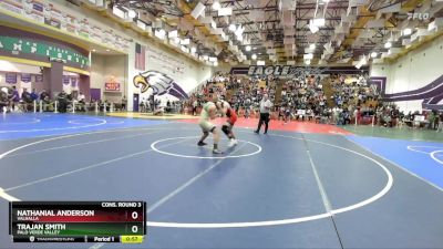 165 Boys Cons. Round 3 - Trajan Smith, Palo Verde Valley vs Nathanial Anderson, Valhalla