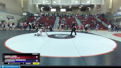 108 lbs Round 1 - Jason Lewis, Grizzly Wrestling Club vs Corbinian Hendricks, East Idaho Elite