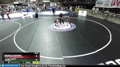 70 lbs Cons. Round 4 - James Pritt, California vs Nicholai Hayman, Hemet Youth Wrestling Club