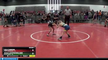 55 lbs Round 1 (8 Team) - Evan Lichtenwalner, PA Alliance vs Lila Carson, Team Gotcha (IL)