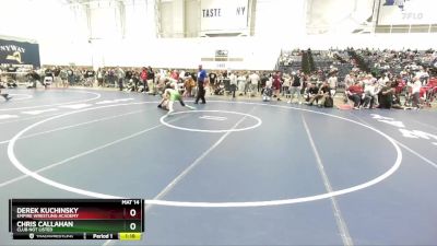 138 lbs Champ. Round 1 - Derek Kuchinsky, Empire Wrestling Academy vs Chris Callahan, Club Not Listed