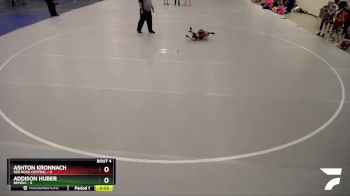 45 lbs Placement (4 Team) - Ashton Kronnach, Red Rock Central vs Addison Huber, Bemidji