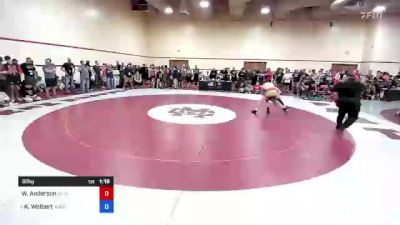 60 kg Rnd Of 64 - William Anderson, Ironclad Wrestling Club vs Kellen Wolbert, Askren Wrestling Academy