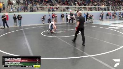 160 lbs Round 1 - Dominic Binder, Pioneer Grappling Academy vs Issac Chavarria, Soldotna Whalers Wrestling Club