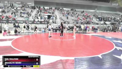 42 lbs Quarterfinal - Gail Sullivan, NY vs Brooklyn Henry, PA