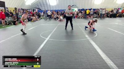 76 lbs Round 7 (8 Team) - Griffin Smith, Dayton Bandits vs Jacob Long, Noke Wrestling RTC