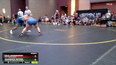 Round 4 - Cruz Lewandowski, East Kansas Eagles vs Temprence Watson, Terminator Wrestling Academy