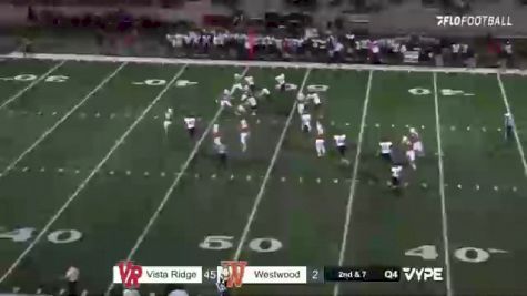 Replay: Vista Ridge vs Westwood | Oct 15 @ 9 PM