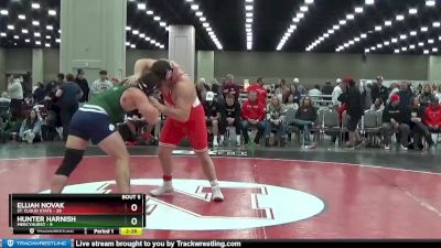 285 lbs Round 1 (16 Team) - Elijah Novak, St. Cloud State vs Hunter Harnish, Mercyhurst