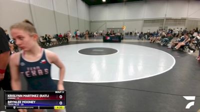 97 lbs Round 1 (10 Team) - Kaison Miller, Kansas vs Katelynn Dockery, Texas Blue