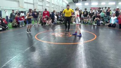 85 lbs Round 2 - Harrison Garrett, Death Squad Black vs Bradley Bauman, Olympia