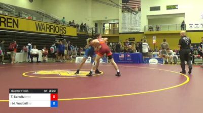 87 kg Quarterfinal - Trenton Schultz, Bear Wrestling Club vs Matthew Waddell, University Of Oklahoma