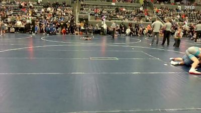 120 lbs Champ. Round 2 - Devin Rocco Ehler, Storm Youth Wrestling vs Jaxon Ayres, Midwest Destroyers