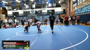 101-107 lbs Round 3 - Joseph Salazar, Northside Wrestling Club vs Tristan Zorzakis, Charger Wrestling Club