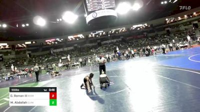 100 lbs Round Of 16 - Gabriel Roman III, Scorpions vs Mahdi Abdallah, Olympic