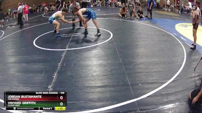 155 lbs Cons. Round 1 - Vinyard Griffith, Clovis High vs Jordan Bustamante, The Empire