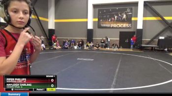 73 lbs Round 1 (4 Team) - Hayleigh Darling, Chasing Titles vs Piper Phillips, FEWTeamIA Coral