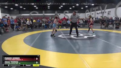 75 lbs Quarterfinals (8 Team) - Noah Thomas, Elite Ath Club DZ (IN) vs Parker Gerber, LAW/Crass Wrestling(WI)