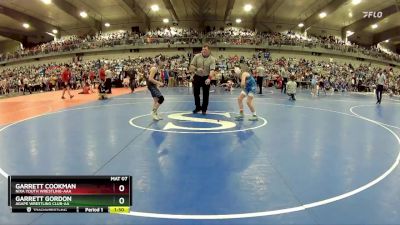 90 lbs Champ. Round 2 - Garrett Cookman, Nixa Youth Wrestling-AAA  vs Garrett Gordon, Agape Wrestling Club-AA