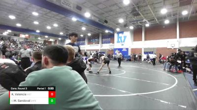 138 lbs Cons. Round 3 - Manuel Sandoval, San Pedro vs Karim Valencia, Westminster