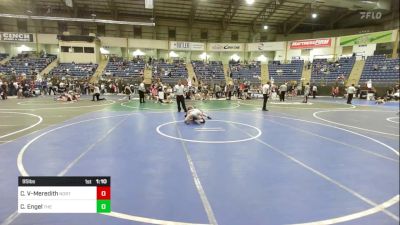 95 lbs Semifinal - Cameron Vallejos-Meredith, Northside Wrestling vs Cayden Engel, The Best Wrestler