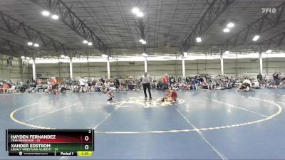 77 lbs Semis & 1st Wrestleback (8 Team) - Hayden Fernandez, Team Renegade vs Xander Edstrom, Legacy Wrestling Academy