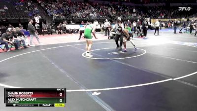 157 Class 3 lbs Quarterfinal - Alex Hutchcraft, Smithville vs Shaun Roberts, Ladue Horton Watkins