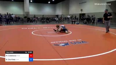 61 kg Prelims - Michael Colaiocco, Pennsylvania RTC vs Brian Courtney, Cavalier Wrestling Club