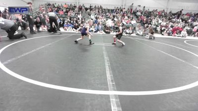 43 lbs Consolation - Wyatt Pugh, Runestone vs Asher Stewart, Vian Wrestling Club