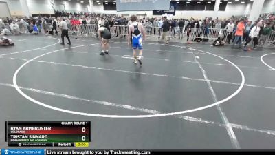 157 lbs Champ. Round 1 - Tristan Sinnard, Moen Wrestling Academy vs Ryan Armbruster, Colorado