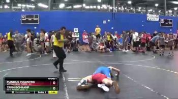 107 lbs Round 1 (6 Team) - Mandius Volentine, Untouchables Purple vs Tavin Bomkamp, Elite Athletic Club