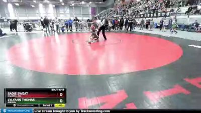 57 lbs Quarterfinal - Sadie Sweat, Kalispell WC vs Lylyann Thomas, Oregon