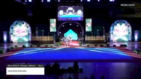 Charlotte Warriors [2020 Show Cheer 2 - Peewee - Medium Day 2] 2020 Pop Warner National Cheer & Dance Championship