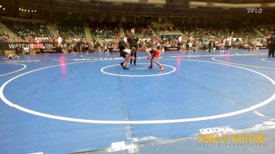 76 lbs 3rd Place - Colton Zabinski, Backyard Brawlers Midwest vs Kolton Hartman, Kodiak Attack