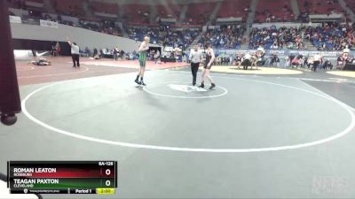 6A-126 lbs Champ. Round 2 - Roman Leaton, Roseburg vs Teagan Paxton, Cleveland