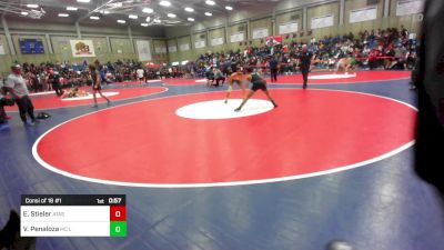 122 lbs Consi Of 16 #1 - Evin Stieler, Atascadero vs Victor Penaloza, Mc Lane