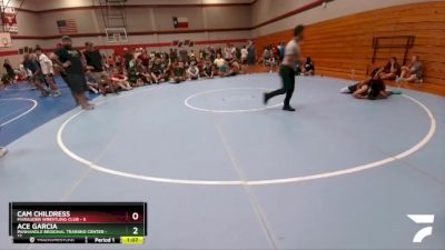 118 lbs Round 6 (8 Team) - Ace Garcia, Panhandle Regional Training Center vs Cam Childress, Marauder Wrestling Club