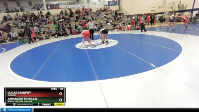 165 lbs Cons. Round 2 - Lucas Murphy, Wabash vs Armando Murillo, North Central College