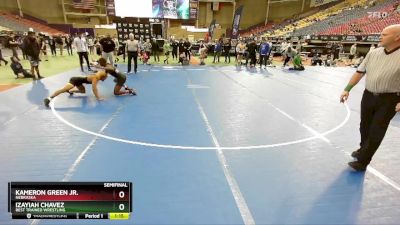 120 lbs Semifinal - Kameron Green Jr., Nebraska vs Izayiah Chavez, Best Trained Wrestling