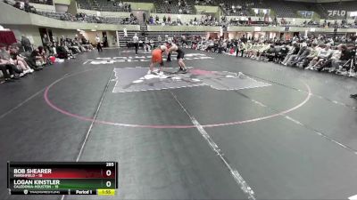 285 lbs Finals (8 Team) - Logan Kinstler, Caledonia-Houston vs Bob Shearer, Marshfield