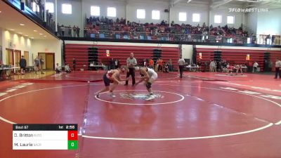 141 lbs Prelims - Devon Britton, Rutgers vs Matthew Laurie, Sacred Heart