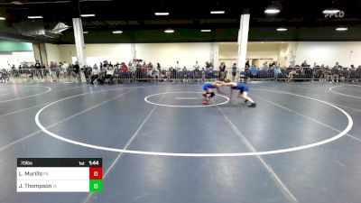 70 lbs Final - Leonidas Murillo, PA vs Johnathan Thompson, IA