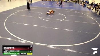 60 lbs Semis & 1st Wrestleback (8 Team) - Bryce Reiter, Rocori vs Logan Kleinknight, Waconia