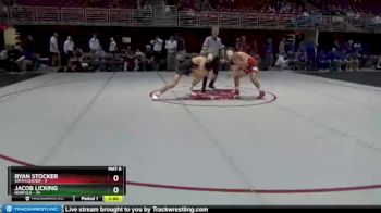 152 lbs Round 1 (8 Team) - Ryan Stocker, Smith Center vs Jacob Licking, Norfolk