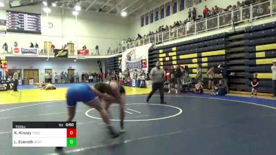 155 lbs Consi Of 4 - Kaleb Kinzey, TDWC vs Luke Eckroth, Benton